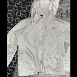 The north face white windbreaker